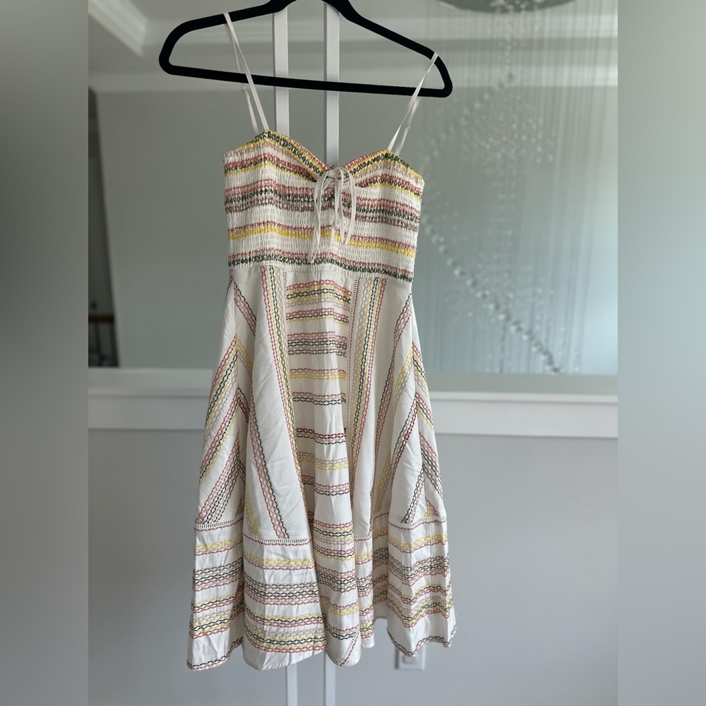 Anthropologie Hutch Multicolor Striped Summer Dress